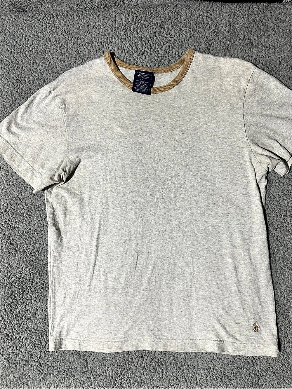 Polo Ralph Lauren Men's Cotton Ringer Tee Size Large